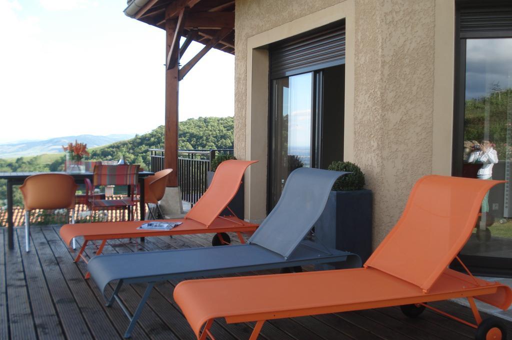 Le Balcon Du Fetre Bed & Breakfast Chiroubles ภายนอก รูปภาพ